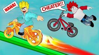 MOTU Vs KHALEEL In Roblox Obby But You Are On BIKE 