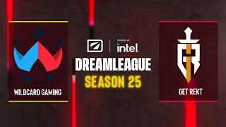 Dota2 - Wildcard Gaming vs Get Rekt - DreamLeague Season 25 - North America - Closed Qualifier