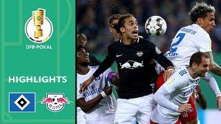 Hamburger SV - RB Leipzig 1:3 | Highlights | DFB-Pokal 2018/19 | Halbfinale