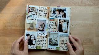 JUNK JOURNAL Flip Through | Midori Travelers Notebook | Janethecrazy