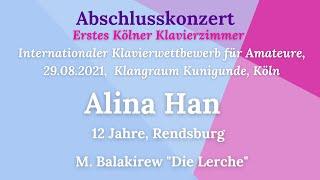 Alina Han, 12 Jahre Alt, Rendsburg I M. Balakirew I Die Lerche