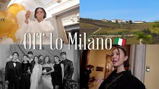 Come with me to Tuffle Hunting and Gala Dinner Party in Italy⎮ Exploring Milan ⎮ Pondazione Prada