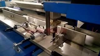 Automatic band saw for cutting toilet roll