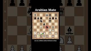 Arabian Checkmate by Queen Sacrifice in Sotch gambit