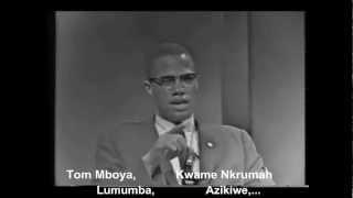 Pan- Africanists Influences on Black consciousness in USA...by Malcom X