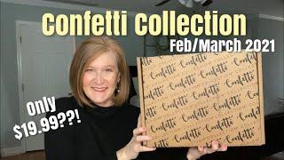 Confetti Collection | February 2021 | 8 Items for $19.99?  | Budget Friendly Subscription Box