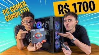 Montamos um PC  GAMER AMD BARATO p/ rodar jogos em 2025 | Teste em jogos