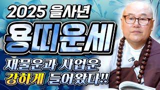 2025년 을사년 용띠운세 재물운 금전운 강하게 들어왔다!! 인생에 두번 다시없을 대운이 열리는 무조건 대박나는 띠 / 52년생 64년생 76년생 88년생 용띠 운세