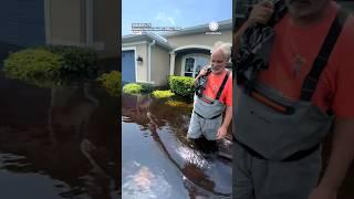 Neighborhood Underwater in Florida After Tropical Storm Debby