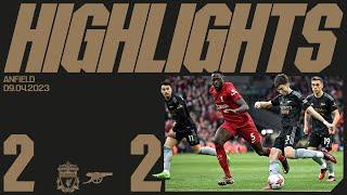 HIGHLIGHTS | Liverpool v Arsenal (2-2) | Martinelli and Jesus