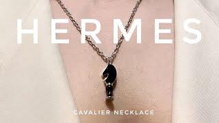 HERMES CAVALIER NECKLACE ｜ 愛馬仕男士騎士項鍊開箱 #hermès #cavalier #hermesnecklace #hermesmen #愛馬仕