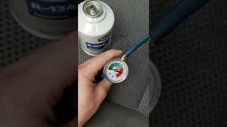 How To Recharge Your Vehicle's AC #shorts