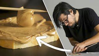 How A Food Stylist Makes A Peanut Butter & Jelly Sandwich • Tasty