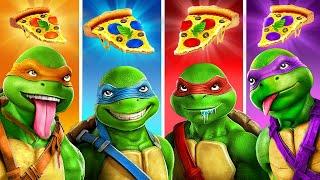 I Was Adopted by TMNT! Teenage Mutant Ninja Turtles in Extreme Hide and Seek in Boxes Challenge!