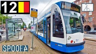 Cabinerit Tram 12 (Amsterdam) | Lekstraat - Centraal Station v.v. (Tram Driver's POV)