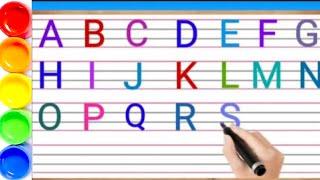 Learn how to write Abc in four lines,abcd words,1 to 100 number,colors,rhymes for kids and toddlers