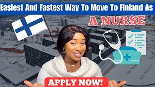 Nursing in Finland  | Study | Work | Admission | Employment #applynow #jobsinfinland #nurses