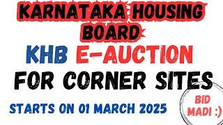 **KHB Latest eAuction Feb 2025 | Complete Details & How to Apply!**