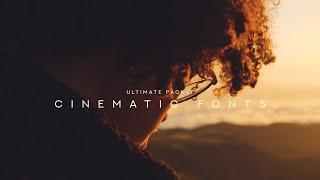 60 FREE Cinematic Fonts for Video (Best on the Internet!)