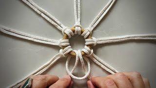 AMAZING Macrame Snowflake - Simple Macrame Christmas Ornament Tutorial