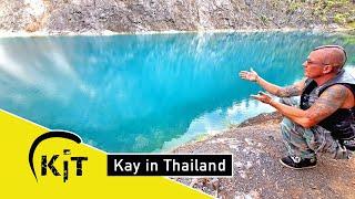 Mysteriöser blauer See in Phang Nga Thailand