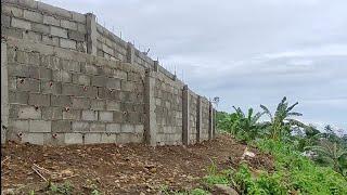 Foreigner Building House in the Philippines | Crack in the Riprap Retaining Wall | Province Life PH