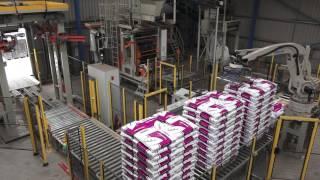 Okura Turnkey Bagging & Palletising System at Bathgate by Webster Griffin