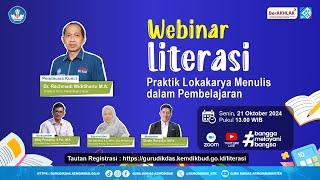 Webinar Literasi: Praktik Lokakarya Menulis dalam Pembelajaran