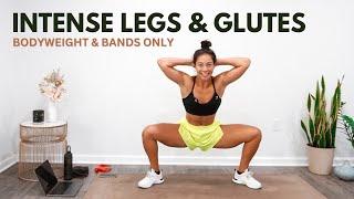 30-min intense leg and glutes workout | Muscle-building, no weights