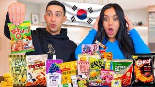 Trying KOREAN SNACKS for the FIRST TIME!