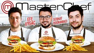 MASTERCHEF ŞAMPİYONUYLA BİRLİKTE HAMBURGER YAPTIK! @dogramaciserhat @EfeUygaçKesit @emirivriv