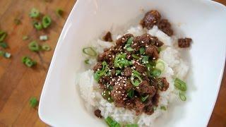 Asian Beef Rice Bowl  | SAM THE COOKING GUY