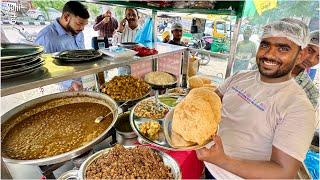 30/- Rs Koka Nashta | Camp wale Chole Bhature | Punjabi Street Food India