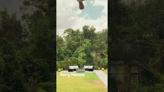 North Grove Community | Perry Homes | Model Home | Magnolia, TX | Backyard View | Living in Magnolia