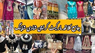 Jama Cloth Market Karachi-maxi,bridal,fancy dress & Mayoun mehendi ka saman jewelry,bags shopping pk