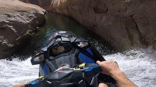 Jet Ski riding through Lake Powell