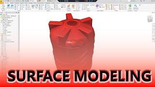 SURFACE MODELING A WATER TANK IN AUTODESK INVENTOR PROFESSIONAL