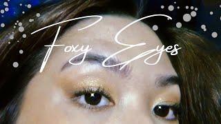 foxy eyes wearable, easy & quick makeup tutorial