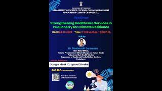 Strengthening Healthcare Services in Puducherry for Climate Resilience