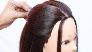 2 Simply Easy hairstyle - New hairstyle | stylish hairstyle | hairstyle open hairs