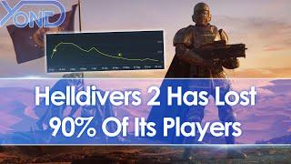 Helldivers 2 has lost 90% of players since launch