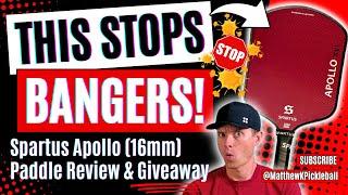 Spartus Apollo Kevlar Pickleball Paddle Review & Giveaway: This Stops Bangers! 