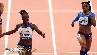 Dina Asher-Smith, Brittany Brown duel for historic 200m world title | NBC Sports