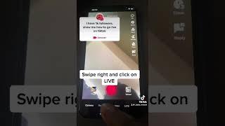 How to go Live on TikTok