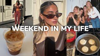 WEEKEND VLOG  hitting 500k, celebrating Amandas bday, reformer pilates & more!