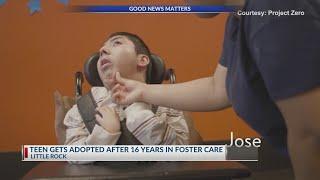 Longest-waiting child in Arkansas foster care finds his forever family