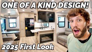 RV floor plan design unlike any other! 2025 Forest River Rockwood Signature 371RK