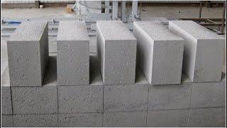 How to produce lightweight aerated concrete blocks non autoclaved