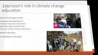Overview of Forestry Extension and Climate Change