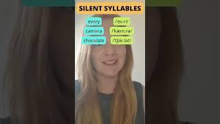 SILENT SYLLABLES in BRITISH  ENGLISH pronunciation